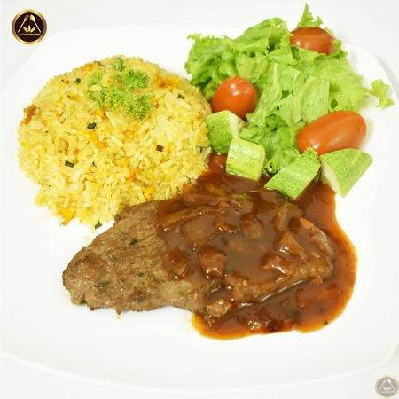 Cơm beefsteak, com beefsteak